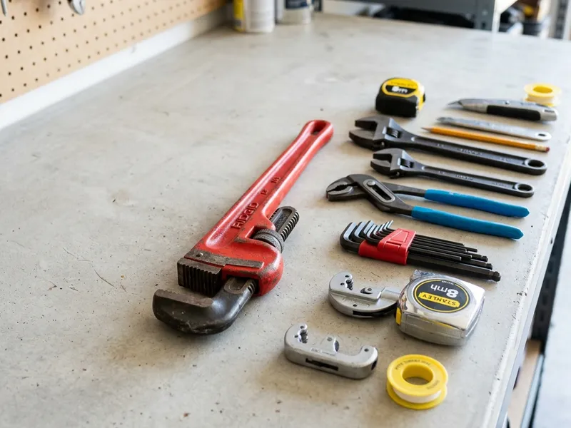 Professional plumbers in Sutersville, PA equipped with top-tier tools for residential and commercial plumbing services.